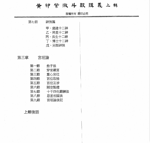 香港黃卯-紫微斗數深造函授講義上下冊,中國紫微斗數中心出品，属于王亭之中州派系列，實力較之陳雪濤有過之而無不及-桃園風水命理網
